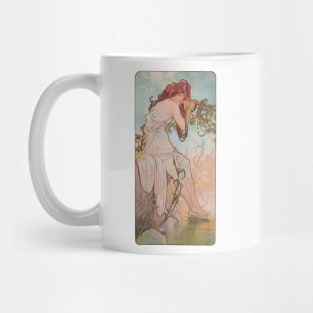 Four Seasons by Mucha, Autumn Mug